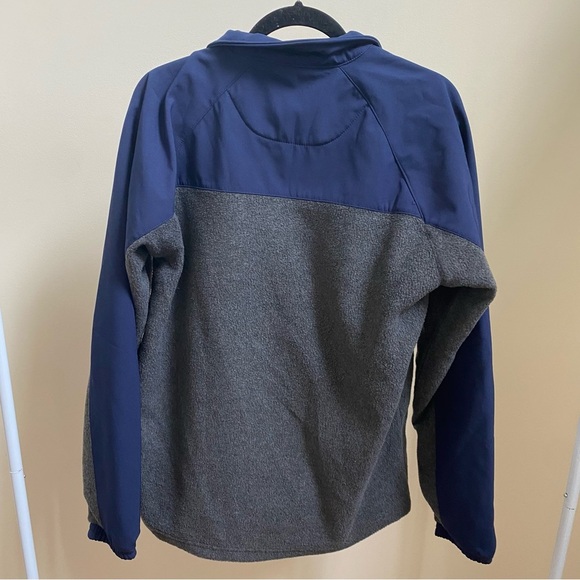 New England Patriots G-III Sports Navy Lightweight Quarter-Zip pullover - Picture 3 of 7